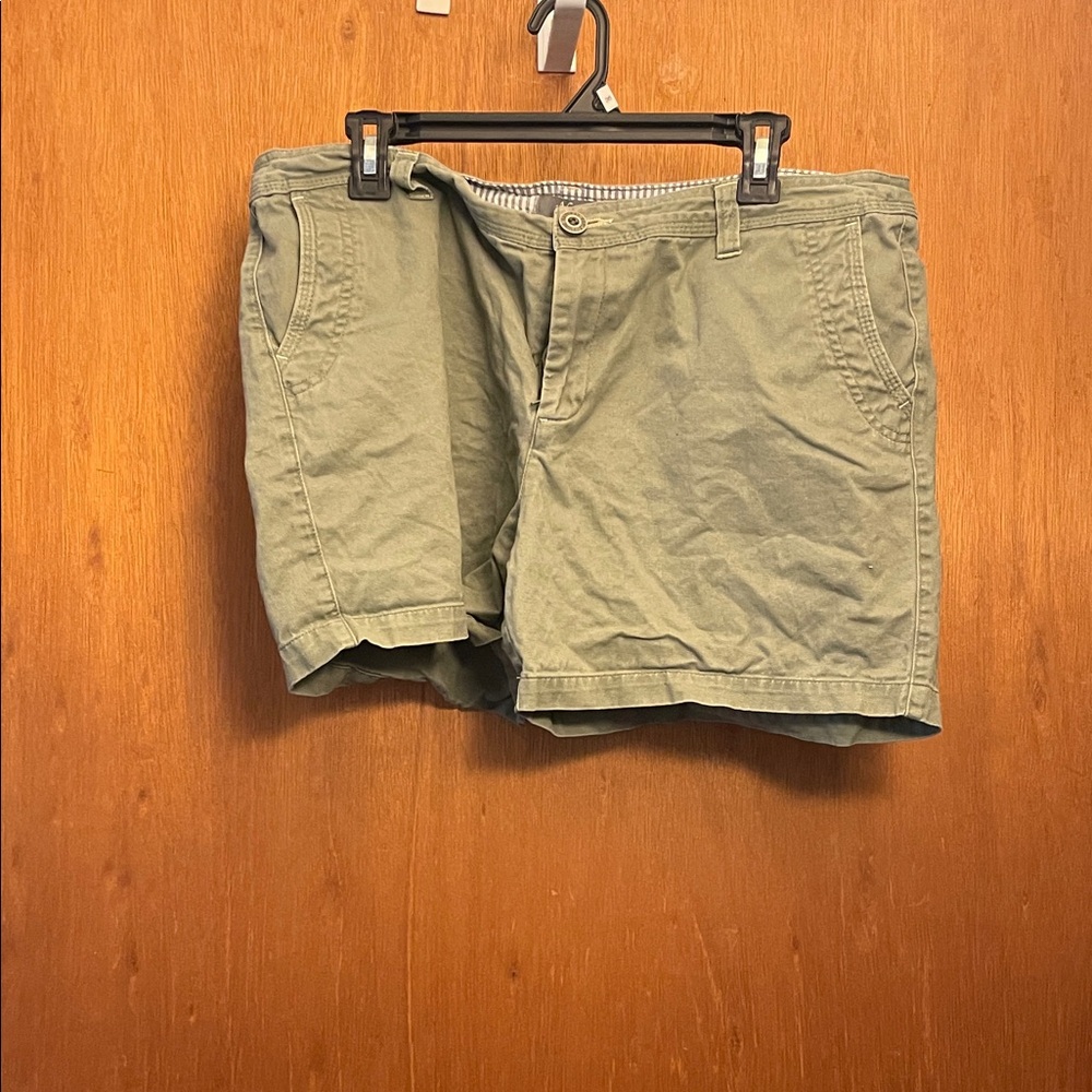 Women’s Green Casual Shorts